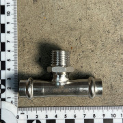 Тройник пресс-Н 15 х 1/2