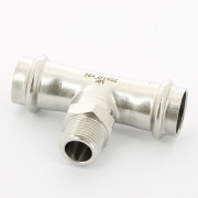 Тройник пресс-Н 22 х 1/2