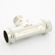 Тройник пресс-Н 22 х 1/2