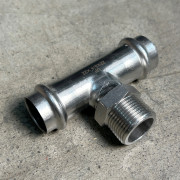 Тройник пресс-Н 22 х 3/4