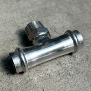 Тройник пресс-Н 22 х 3/4