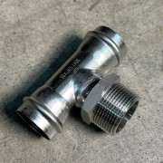 Тройник пресс-Н 35 х 1 1/4