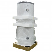 Бойлер STINOX F 150 литров, напольный, нержавеющая сталь, с возможностью установки ТЭНа