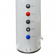 Бойлер STINOX F 300 литров, напольный, нержавеющая сталь, с возможностью установки ТЭНа