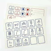 Комплект маркировочных наклеек