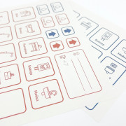 Комплект маркировочных наклеек