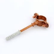 Хомут для труб 18 медный со шпилькой и дюбелем 143C1800