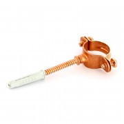 Хомут для труб 22 медный со шпилькой и дюбелем 143C2200