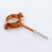 Хомут для труб 28 медный со шпилькой и дюбелем 143C2800