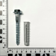 Болт сантехнический М8 х 70 мм с шестигранной головкой
