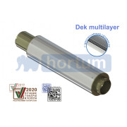 Многослойный сильфонный компенсатор для систем отопления и водоснабжения DEK multilayer 100-16-60 L 330 мм